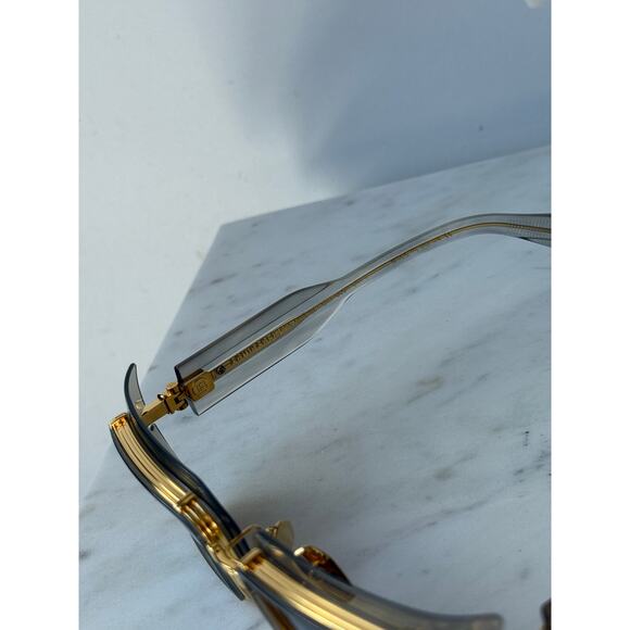 NEW Balmain Admirable Clear Mirror Gold Sunglasses $875 - Picture 10 of 10